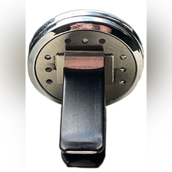 CAR VENT CLIP silver tone essential oil diffuser with wicks - Faith Hope Love - Picture 2 of 4